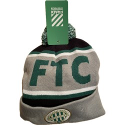 Téli szürke Fradi sapka